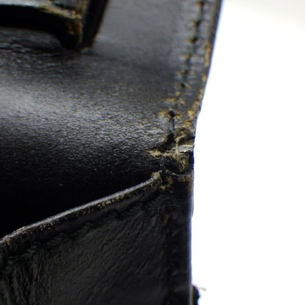 GUCCI Shoulder Bag Strap Leather Black